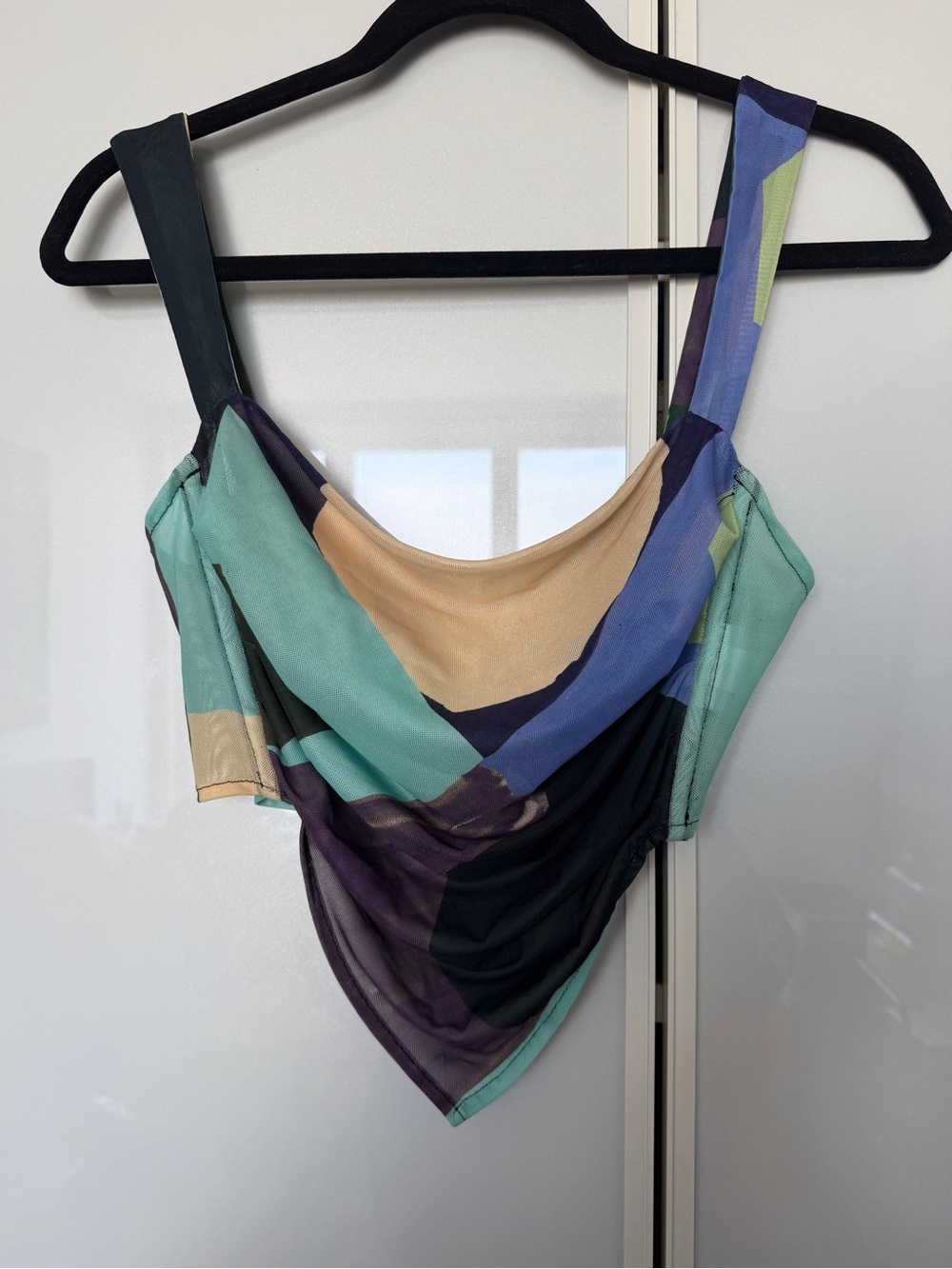 Miaou x Paloma Elsesser Tati Top in Abstraction